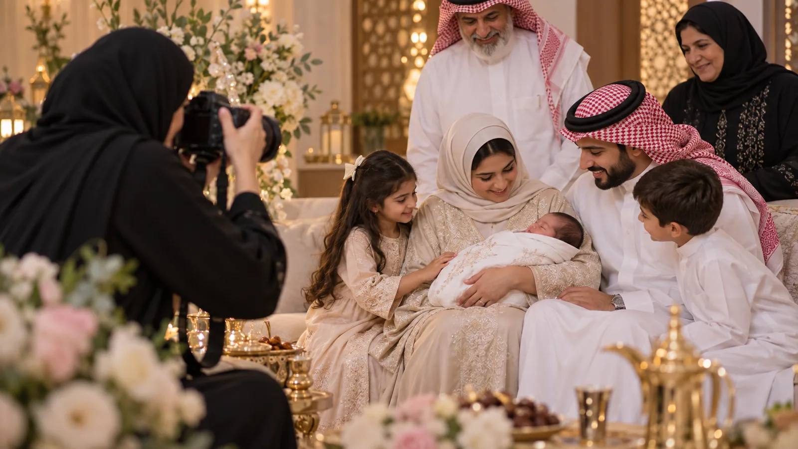 تصوير العقيقة: دليل كامل لتوثيق أجمل يوم في حياة مولودك