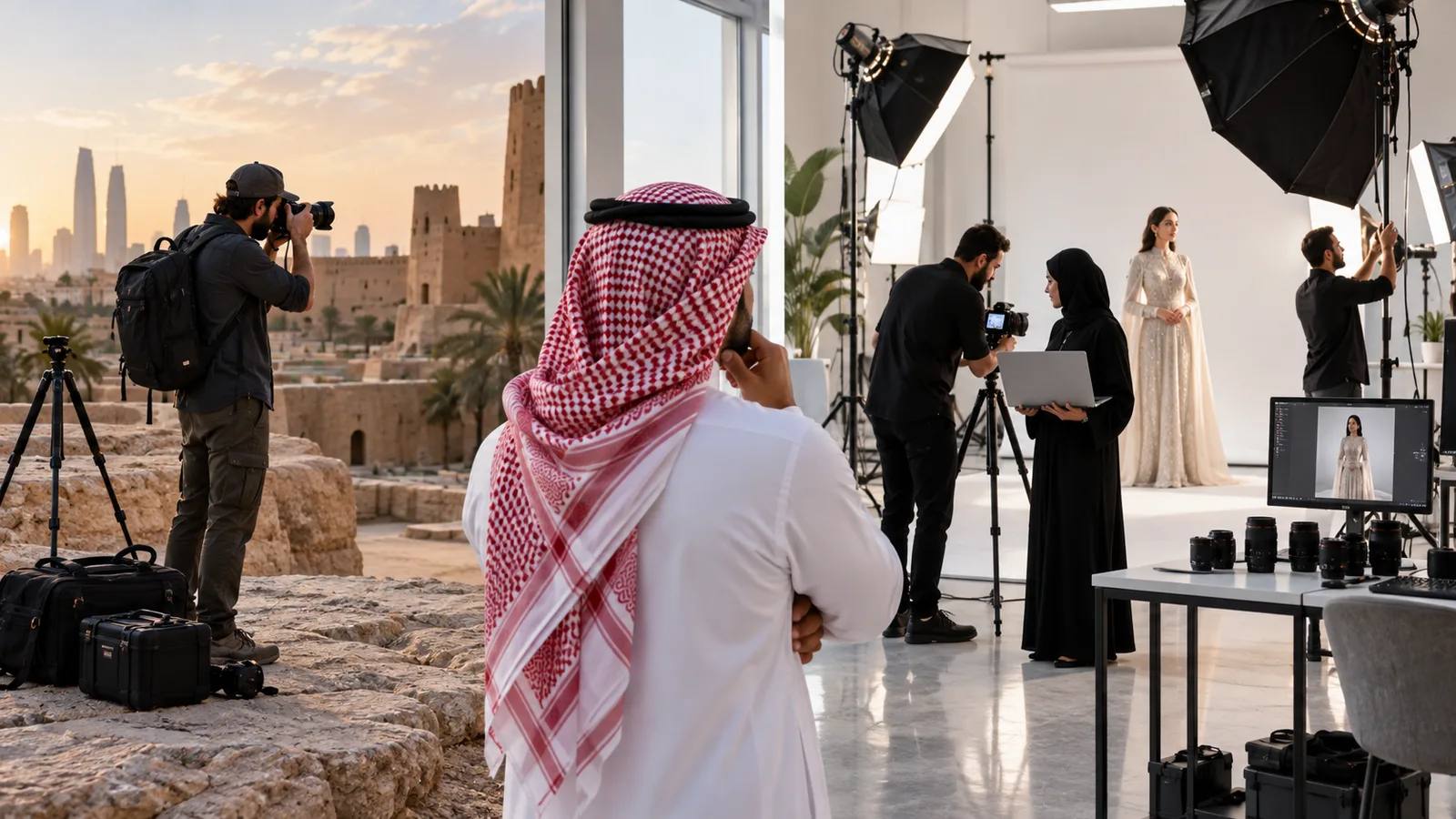 مصور فريلانس أم استوديو تصوير: أيهما أرخص وأنسب لك؟